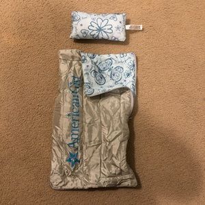 American Girl Sleeping Bag and Pillow-retired